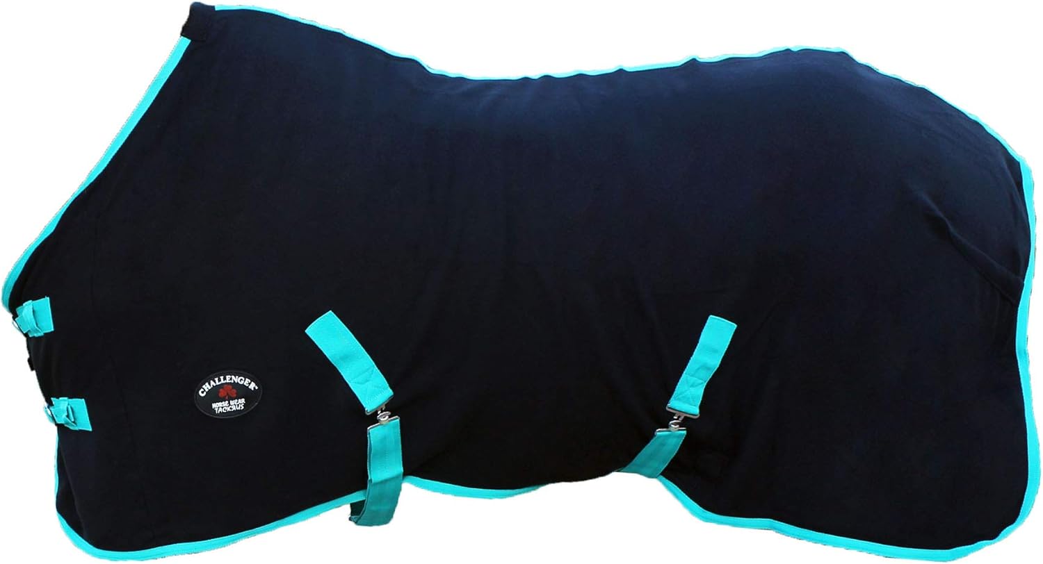 Hoja de ejercicios de caballo Polar Fleece Cooler Manta absorbe la humedad turquesa 4350