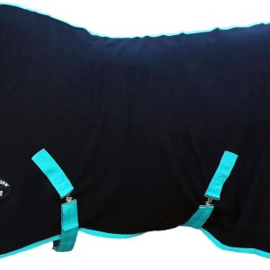 Hoja de ejercicios de caballo Polar Fleece Cooler Manta absorbe la humedad turquesa 4350 Hoja de ejercicios de caballo Polar Fleece Cooler Manta absorbe la humedad turquesa 4350