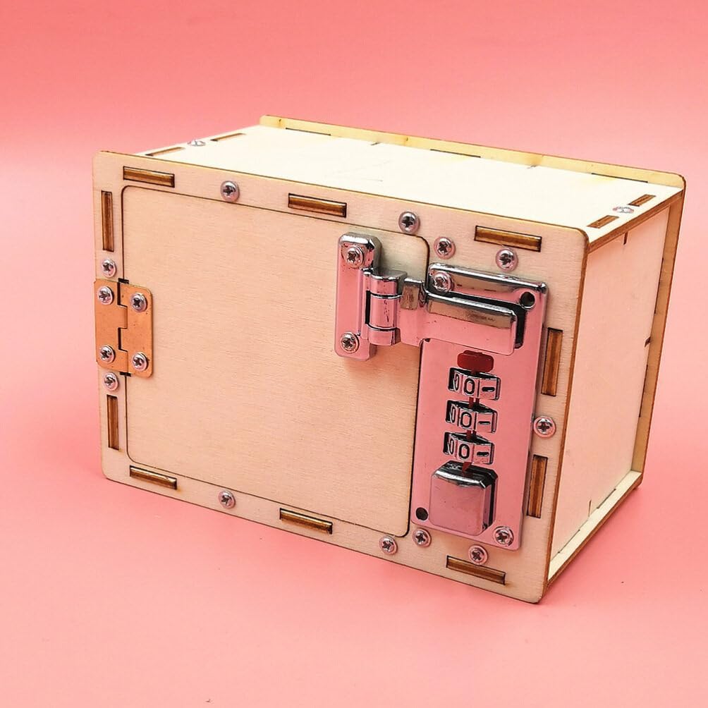 VILLCASE Lockbox Herramienta mecánica, caja de herramientas Carpenter Kidcraft Playset Machinist Tools Lockbox DIY Fabricación Materiales Lockbox
