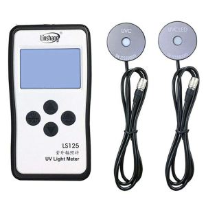 LS125 Medidor de luz UV Prueba de energía ultravioleta Energía de intensidad UV para UVA LED UVB UVC Sensor impermeable… (LS125, medidor de luz LS125 Medidor de luz UV Prueba de energía ultravioleta Energía de intensidad UV para UVA LED UVB UVC Sensor impermeable… (LS125, medidor de luz