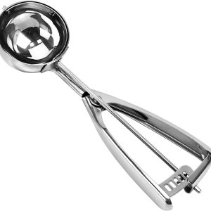 Cuchara grande para galletas, 5.4 cucharadas2.7 onzas, bola de 2.5 pulgadas2.480 in, cuchara de helado de acero inoxidable 188, pala para cupcakes, Cuchara grande para galletas, 5.4 cucharadas2.7 onzas, bola de 2.5 pulgadas2.480 in, cuchara de helado de acero inoxidable 188, pala para cupcakes,