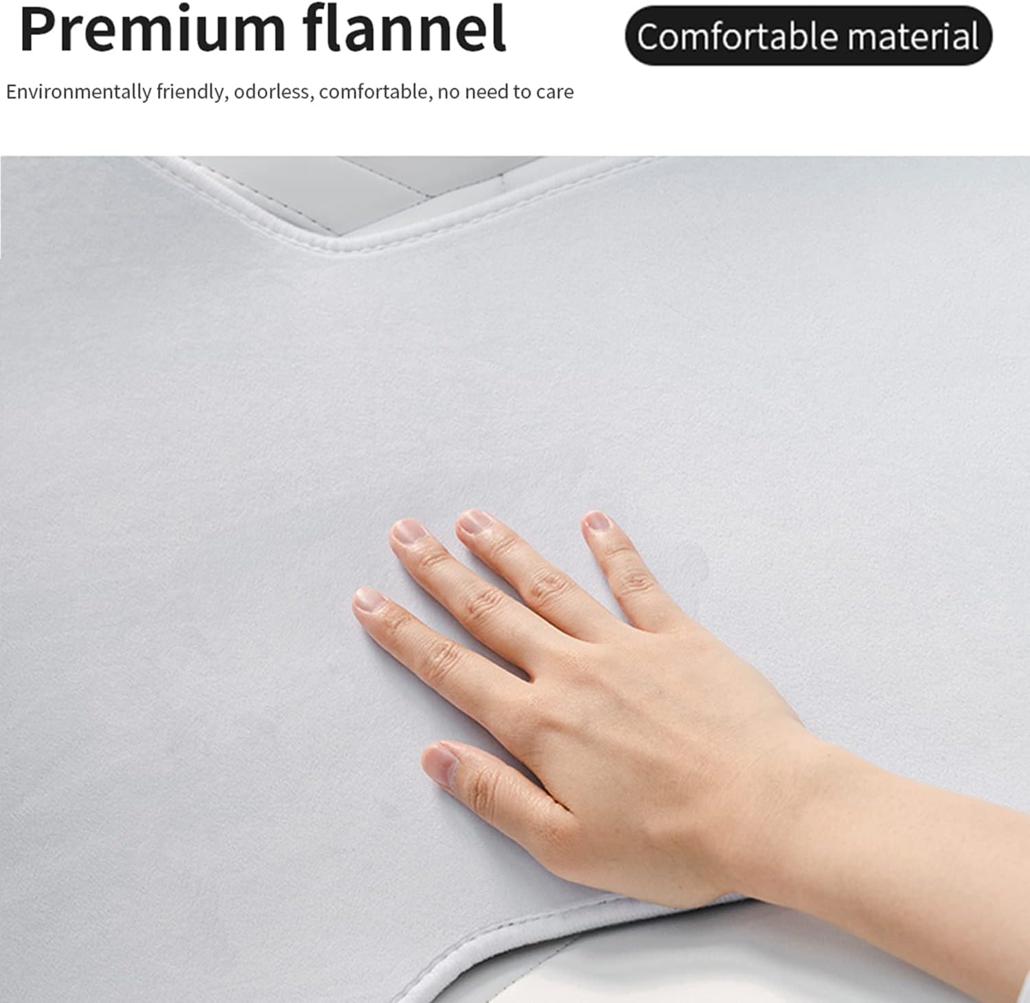Fundas protectoras para asiento de automóvil, funda de cojín para asiento delantero y trasero del conductor, para el juego de fundas de asiento