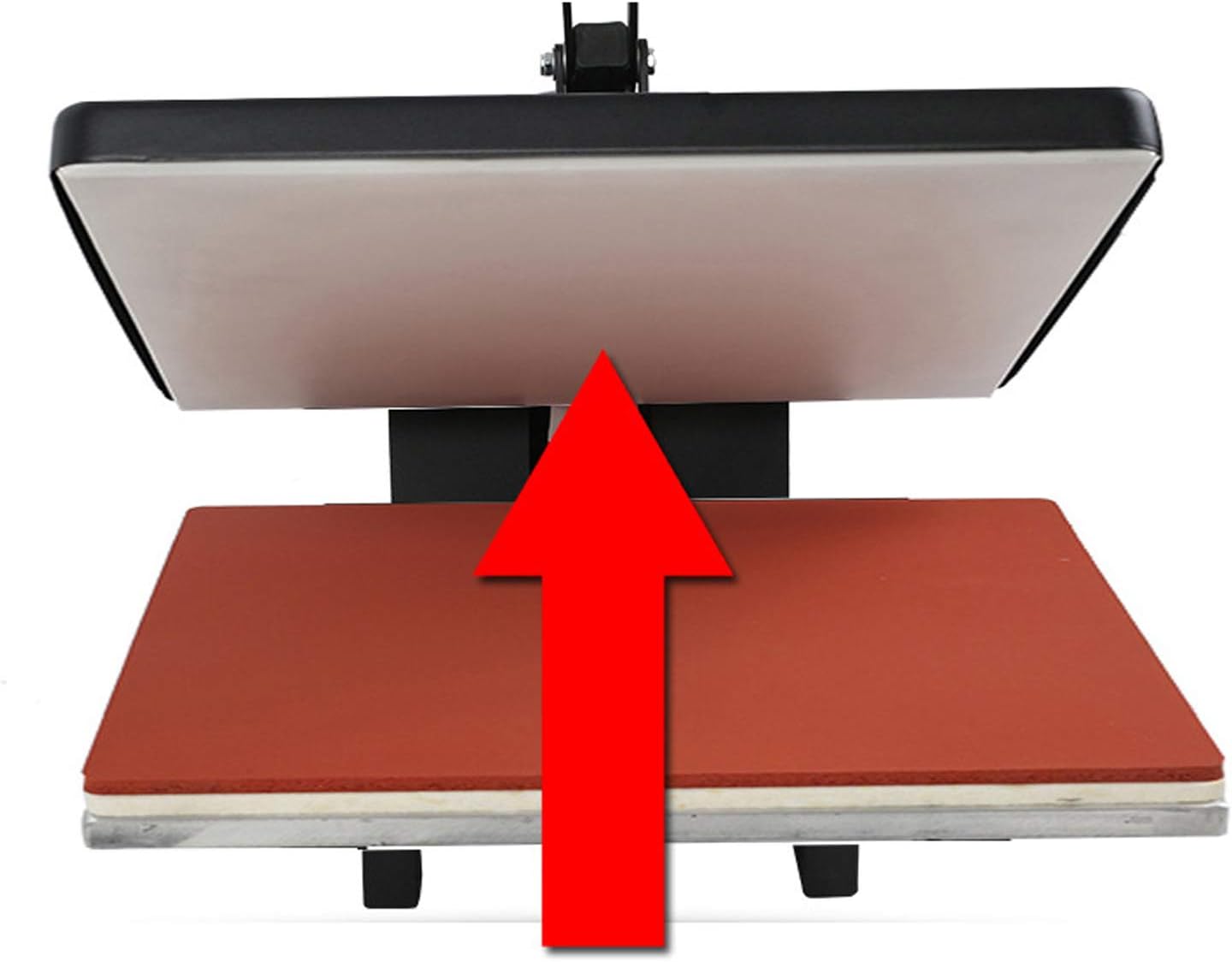 HENHAIY Máquina de prensa de calor de gran tamaño de 16 x 24 pulgadas, camiseta de calentamiento rápido con control digital de 2800 W, equipo de