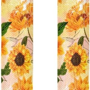 Pardick Juego de 2 fundas para manija de puerta de refrigerador, diseño floral, floral, lavable, para nevera, lavavajillas, Mocrowave, horno, Pardick Juego de 2 fundas para manija de puerta de refrigerador, diseño floral, floral, lavable, para nevera, lavavajillas, Mocrowave, horno,