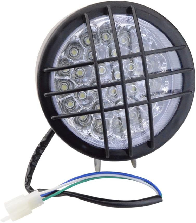 GOOFIT Motocicleta LED faro delantero luz intermitente indicadores para 50cc 110cc 150cc scooter ciclomotor Quad ATV