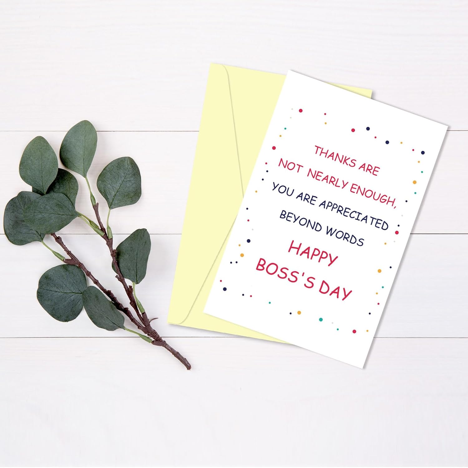 Tarjeta conmovedora del día del jefe, tarjeta del día del jefe sinceramente para líder, tarjeta de feliz día del jefe para él, tarjeta de