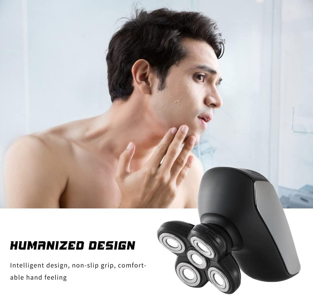Afeitadoras de cabeza para hombres calvos, maquinilla de afeitar eléctrica multifunción para hombres, afeitadora de calavera para cabeza calva,