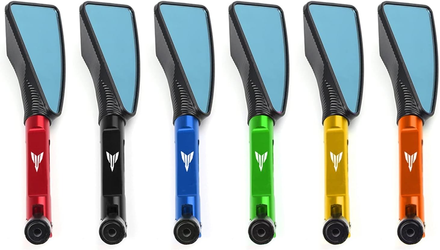 Espejo universal motocicleta espejo CNC lateral retrovisor para Yamaha MT01 MT25 MT03 MT07 MT09 MT10 MT125 MT-125 (color dorado, tamaño normal)