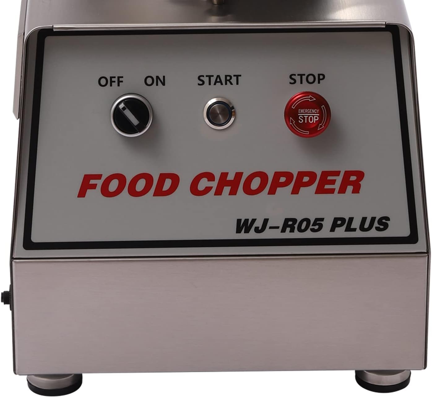 Picador de alimentos, 5L5.3 cuartos de galón, 110 V, 550 W, 1400 RPM, procesador de alimentos eléctrico comercial, cortador de alimentos con hoja en