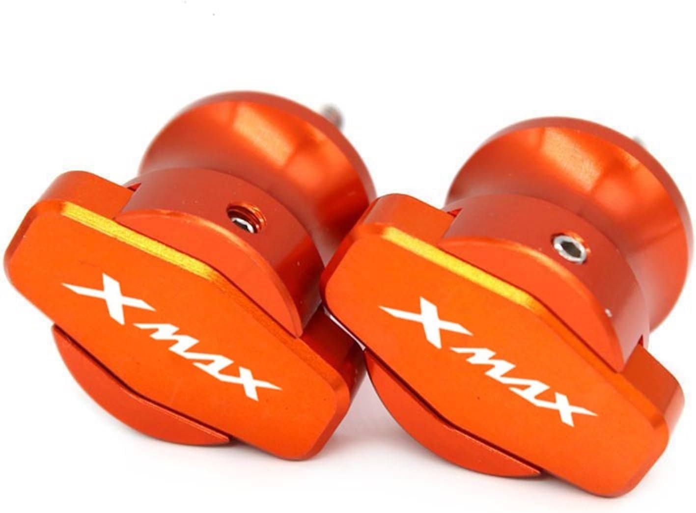 for YAMAHA Xmax X-MAX 125 250 300 400 XMAX300 2017 2018 Motorcycle CNC Frame Stands 6MM Screws Sliders Swingarm Spools Slider (Color  Orange, Size