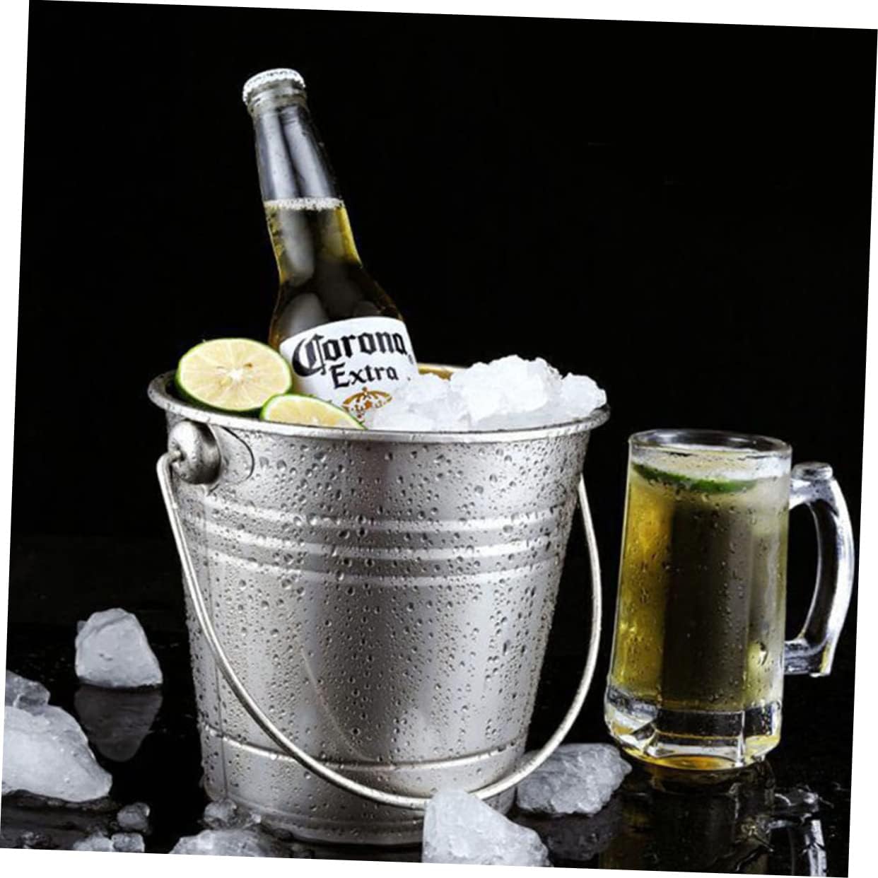 3 piezas mini mini refrigerador mini botellas de alcohol bote de basura con tapa bañera portátil mini refrigerador transparente favorece cubos de