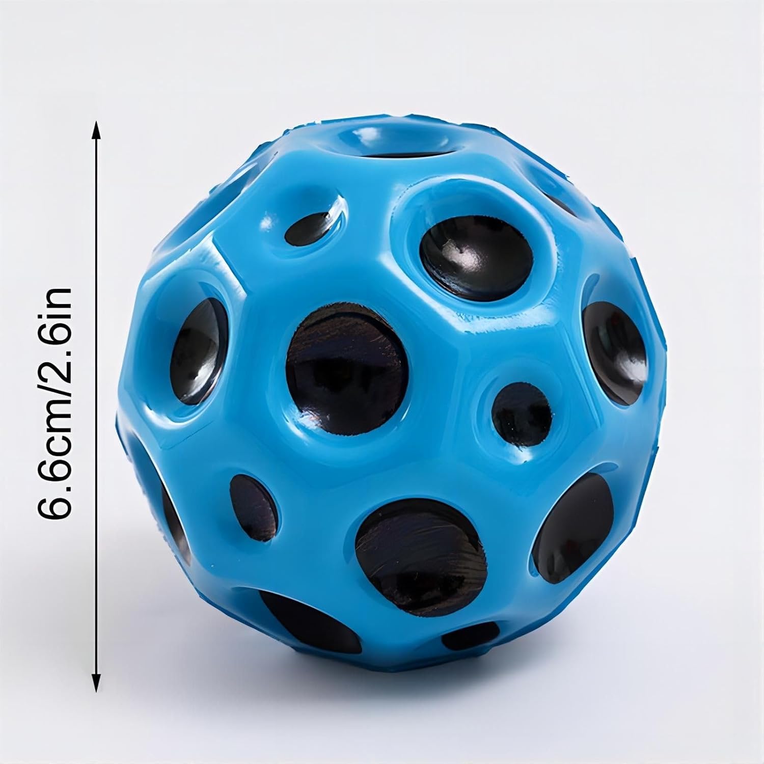 Bola espacial bola de espuma ligera de rebote súper alto, mejora la coordinación mano-ojo, fácil de agarrar y atrapar, que los atletas utilizan como