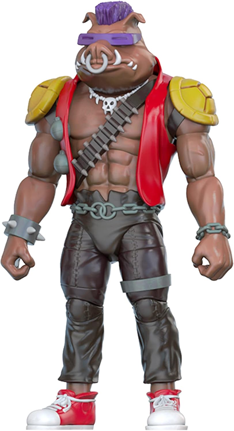 The Loyal Subjects Teenage Mutant Ninja Turtles BST AXN Bebop – Figura de acción de 5 pulgadas con accesorios