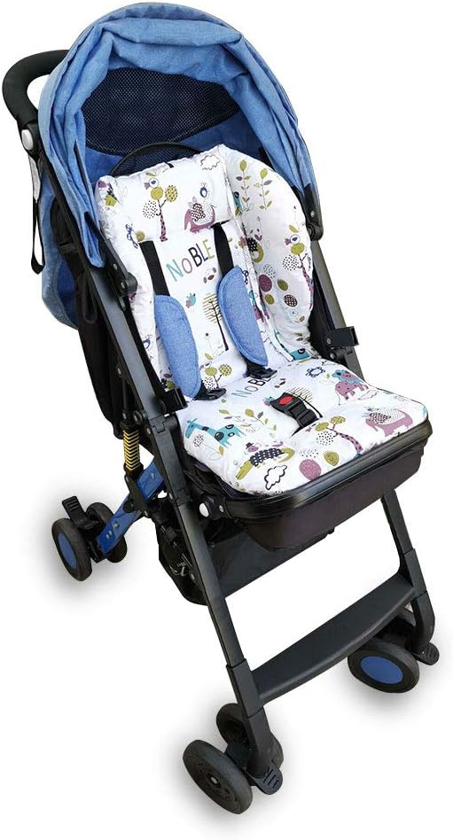 Kocpudu Cojín para silla alta, asiento de trina, cojín para silla de bebé, suave y cómodo, ligero y transpirable, bonitos patrones, hacen que el