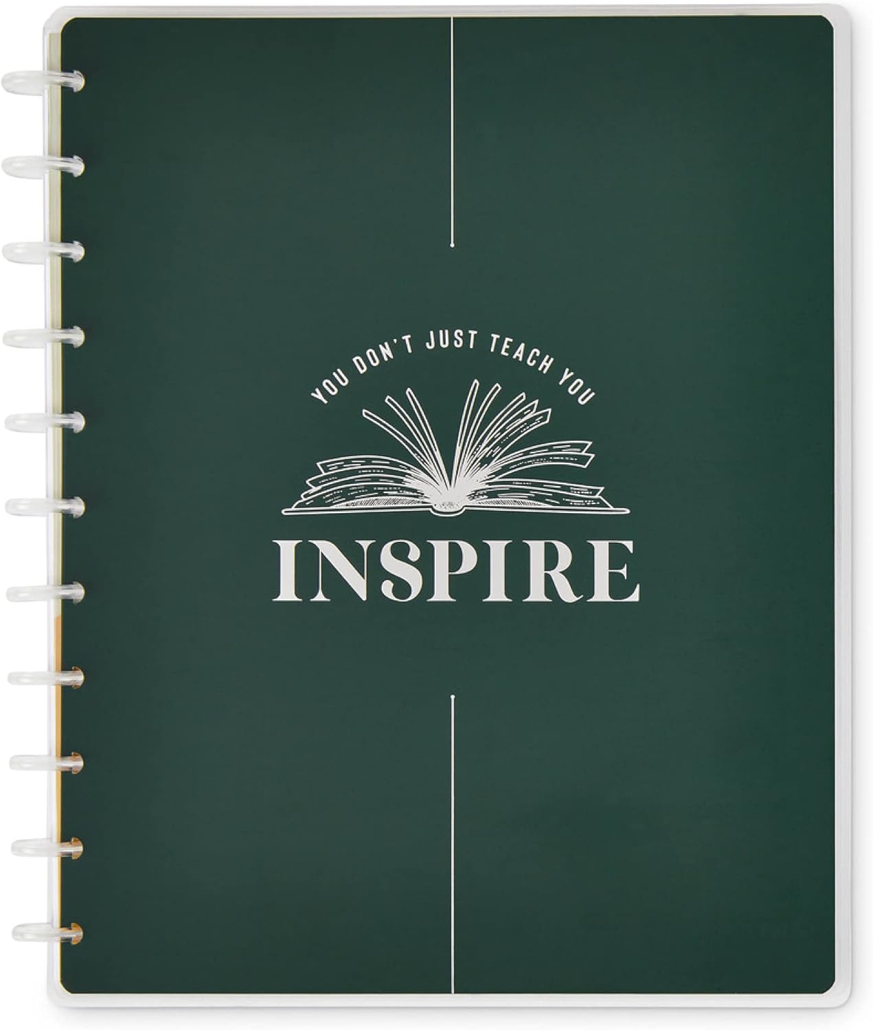 Happy Planner – Cuaderno con divisores para el trabajo, la escuela o el diario, cuaderno encuadernado en disco para uso diario, 60 hojas de papel