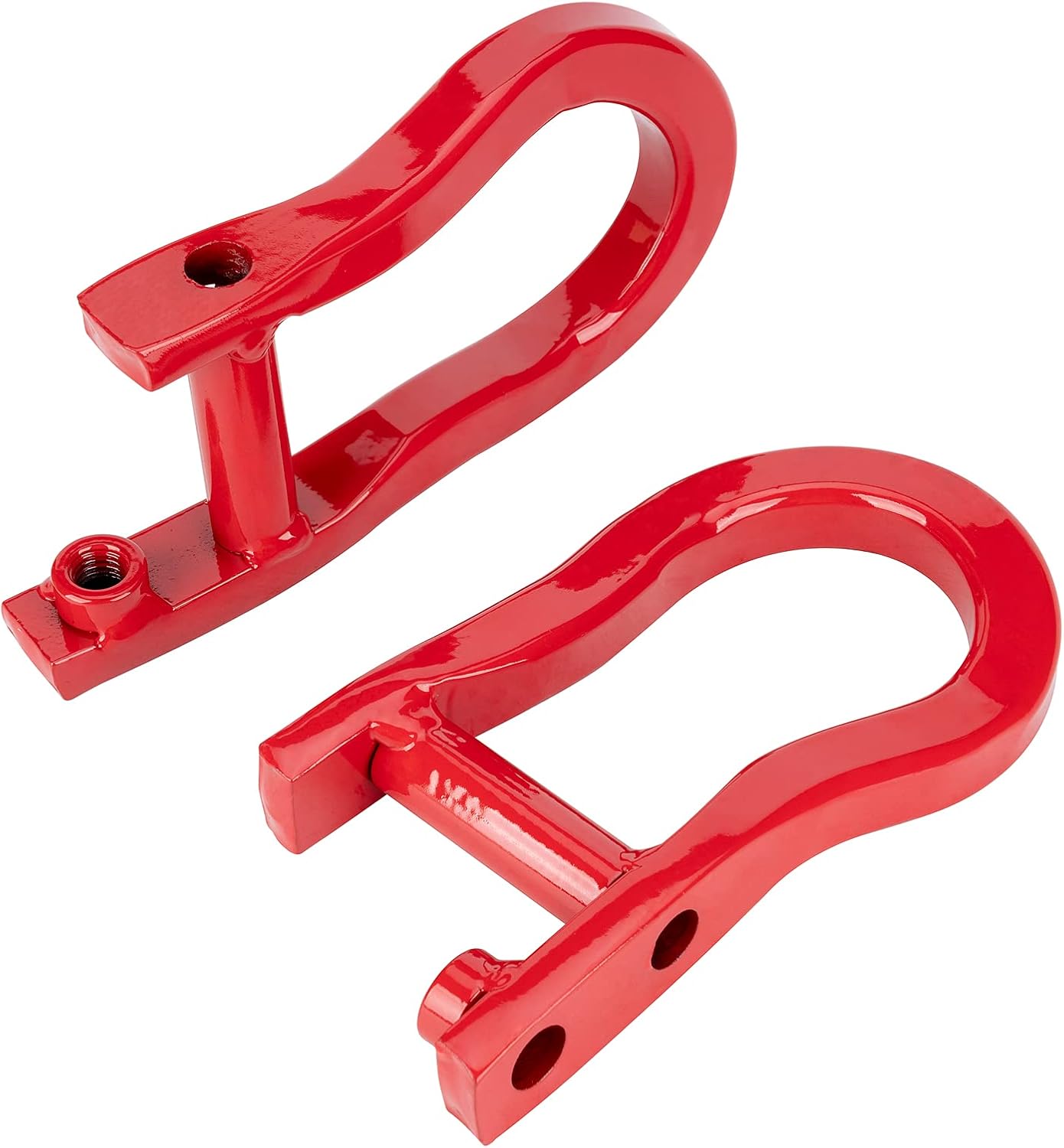 84192871 Par de ganchos de remolque delanteros compatibles con Chevy Silverado Sierra 1500 2007-2018 Grilletes de gancho de remolque para