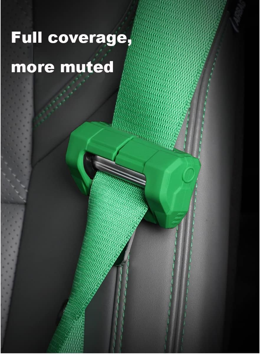 Funda universal para clips para cinturón de seguridad de automóvil, protector de hebilla de cinturón de seguridad para automóvil, protector de