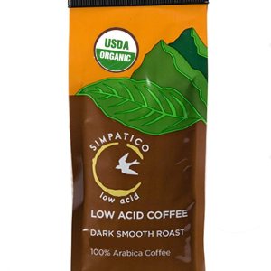 Simpatico – Café bajo en ácido, regular, orgánico, oscuro, molido (bolsa de 12 onzas) Simpatico – Café bajo en ácido, regular, orgánico, oscuro, molido (bolsa de 12 onzas)