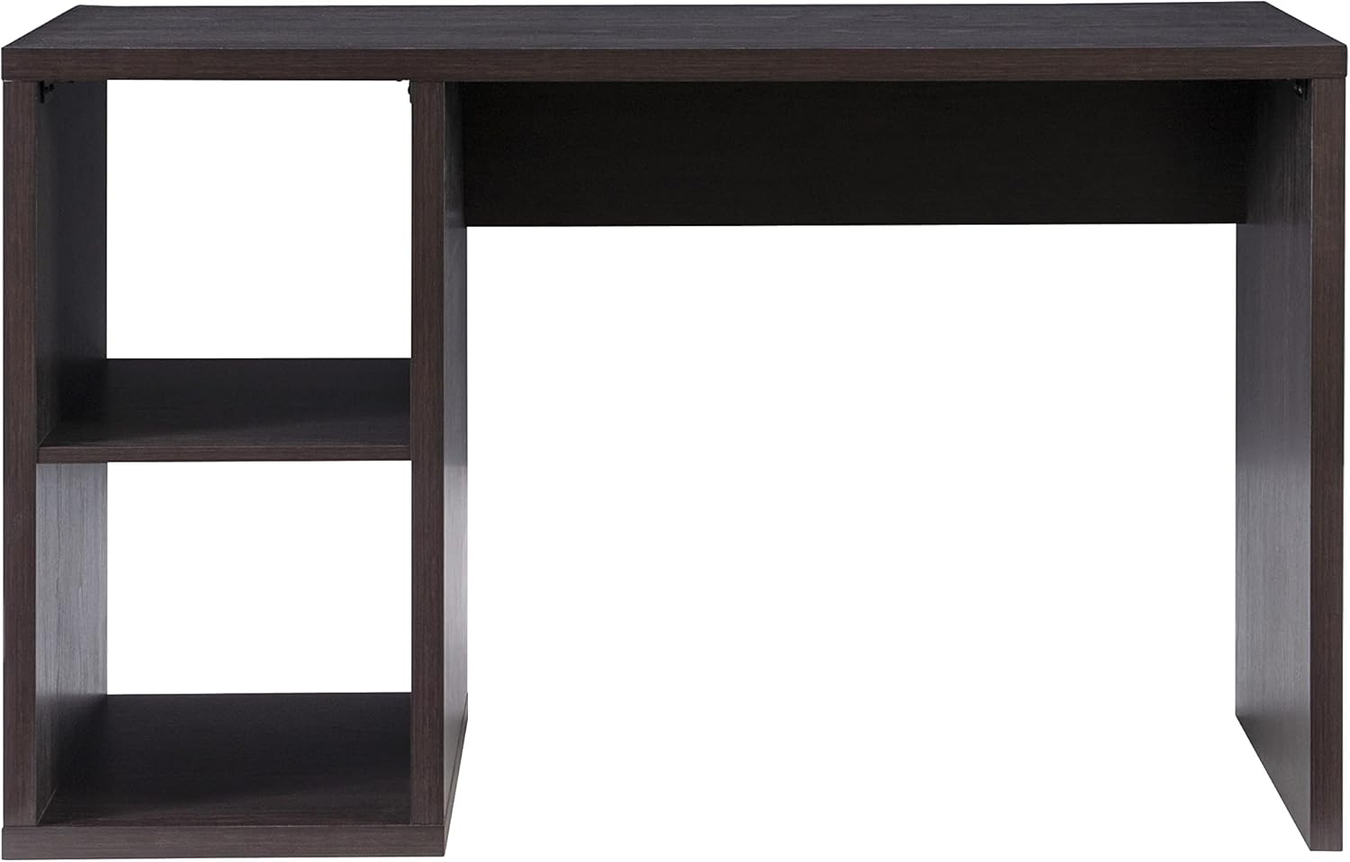 Linon Escritorio Espresso Two Dawes con 2 cubículos abiertos