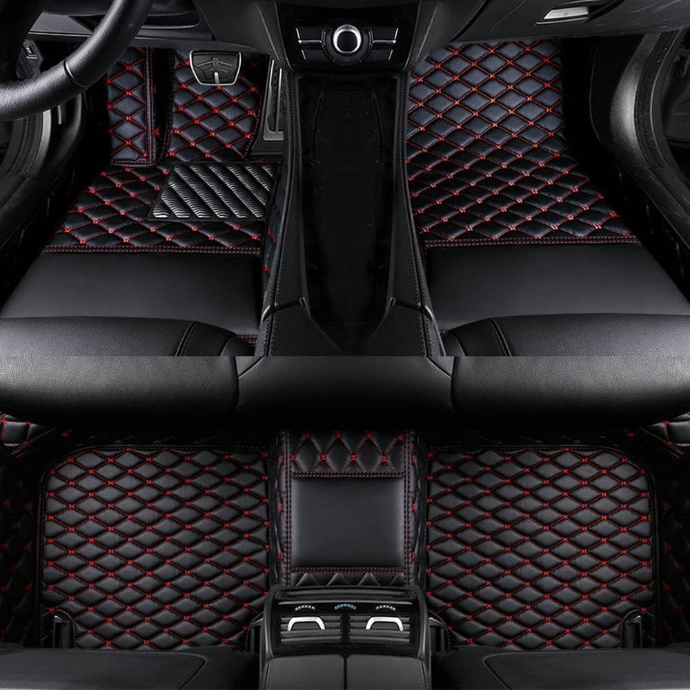Aerfine Tapetes de piso de automóvil compatibles con el 99 % de automóviles de pasajeros, SUV, sedán, híbridos, cupés, hatchbacks, alfombrillas