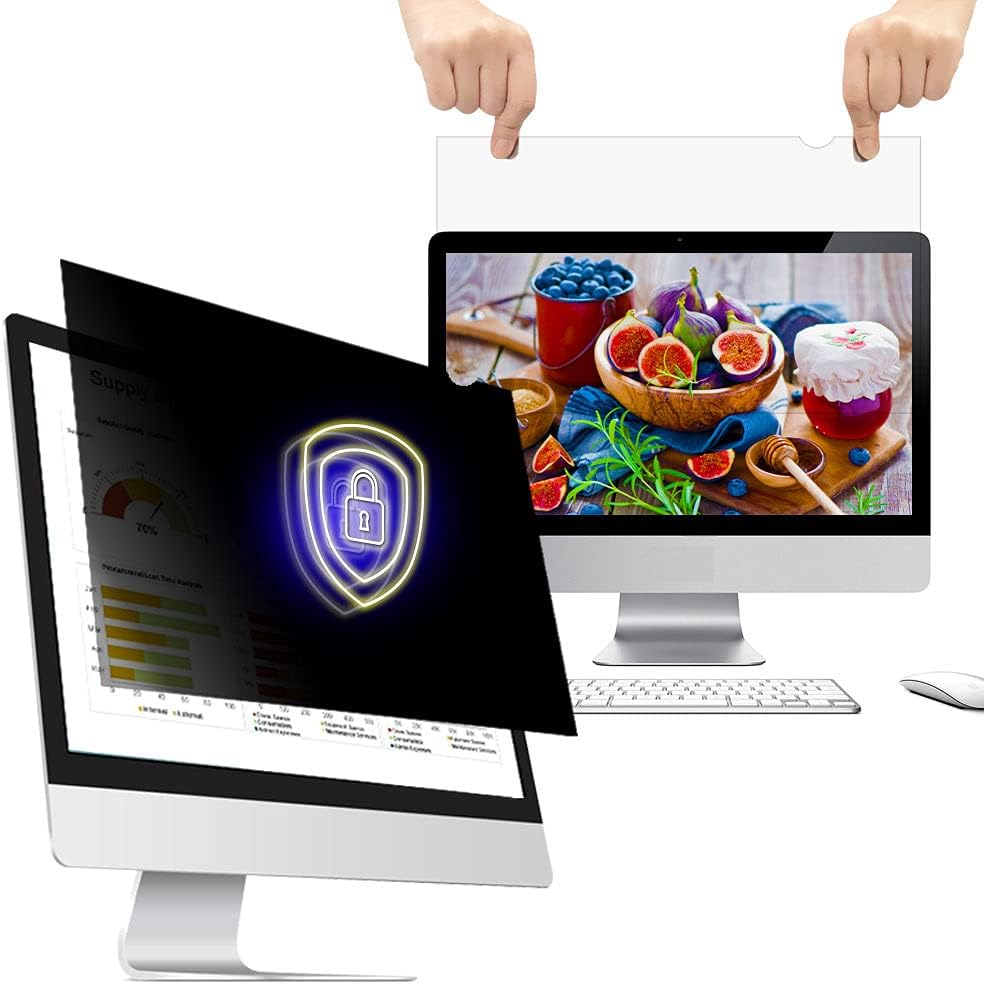 23.8 pulgadas – Relación de aspecto 169  Filtro de pantalla de privacidad para computadora para monitor de pantalla ancha  Anti-reflejo  Película