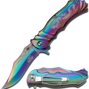 MASTER USA Masters Collection MC-A003 Series Fantasy Spring Assist – Cuchillo plegable, 4.5 pulgadas cerrado MASTER USA Masters Collection MC-A003 Series Fantasy Spring Assist – Cuchillo plegable, 4.5 pulgadas cerrado