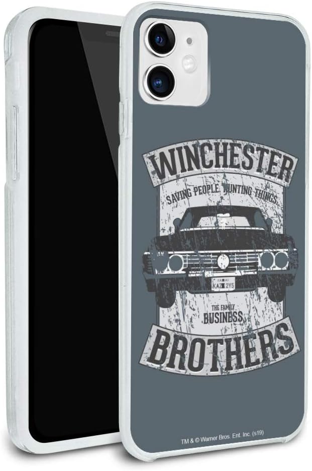 Supernatural Brother’s Impala – Funda protectora de goma híbrida para Apple iPhone 8, 8 Plus, X, 11, 11 Pro, 11 Pro Max