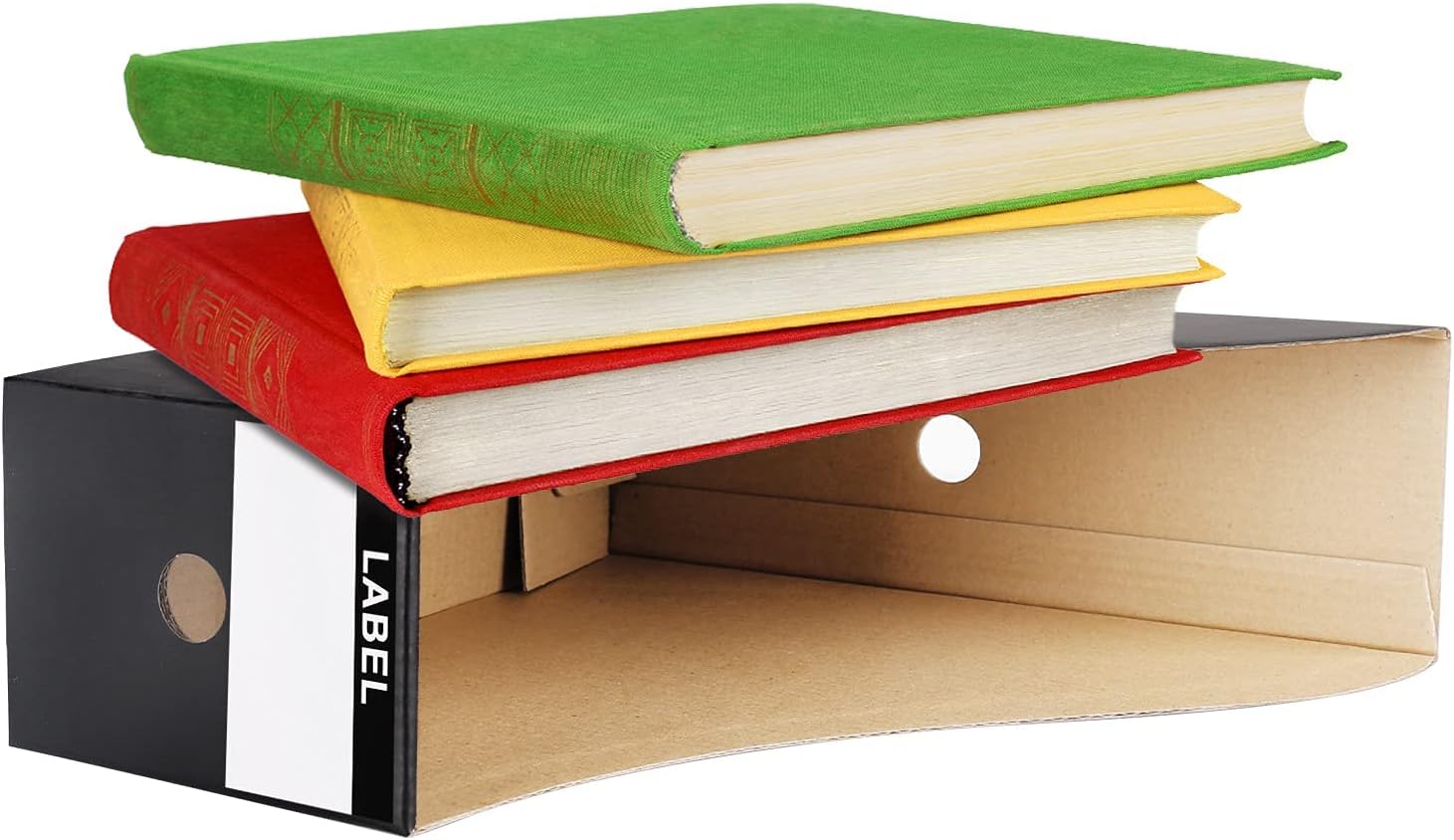 Limitliho Black Magazine Holde (paquete de 2), soporte para archivador de revistas para el hogar, oficina, escritorio, 10.6 pulgadas de alto x 10.2