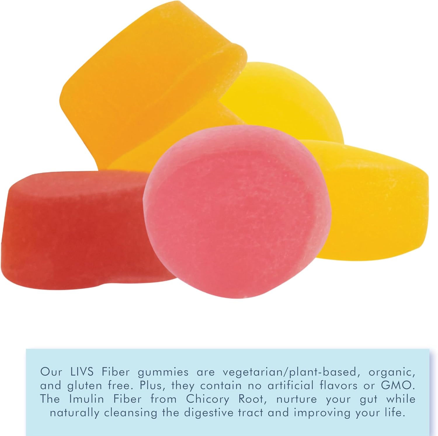 Vitaminas gomosas (fibra – 2 paquetes)..