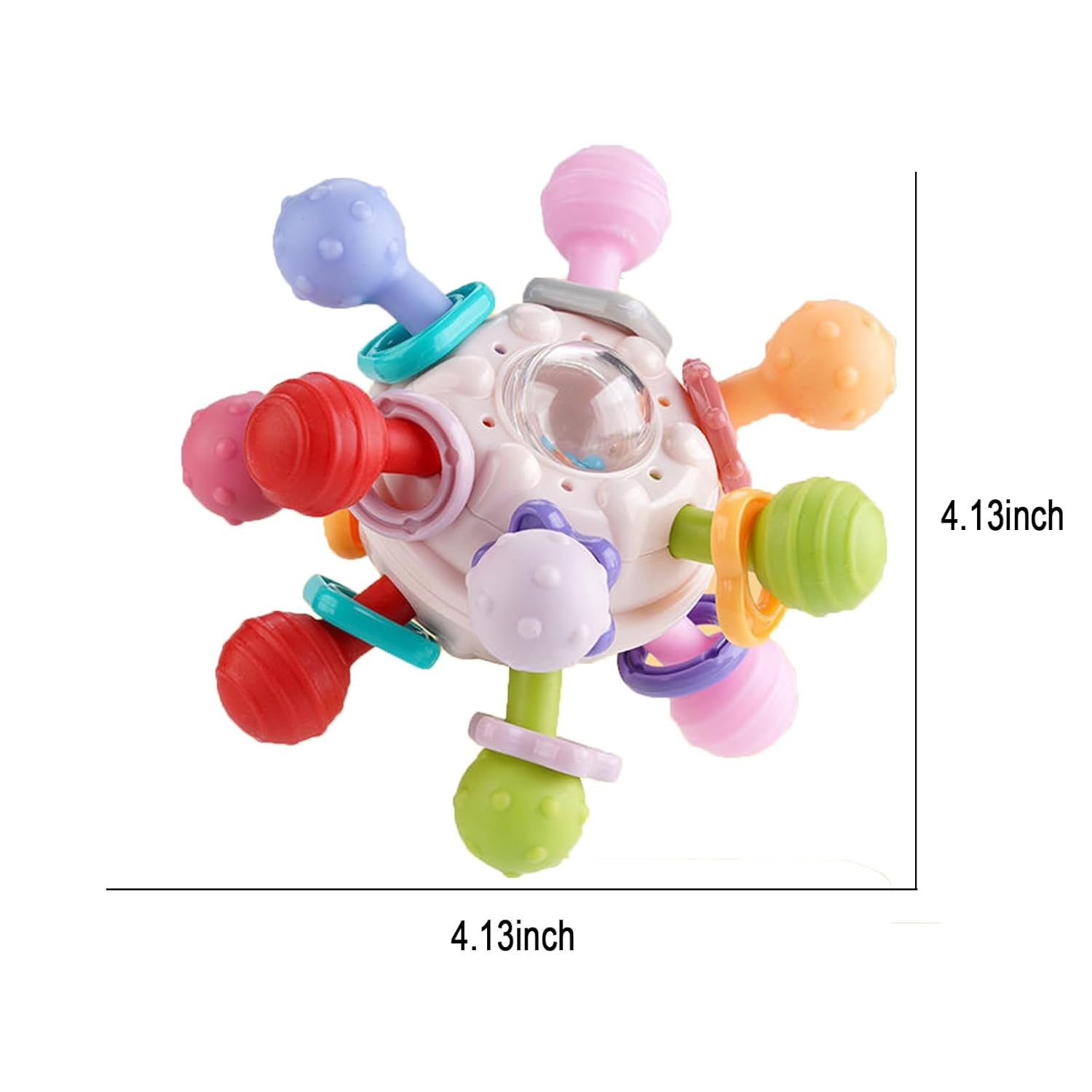 Juguete Montessori sensorial para bebé, mordedores para recién nacidos, sonajeros de desarrollo, juguetes para masticar, regalos para niños