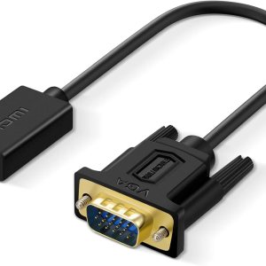Adaptador HDMI a VGA, HDMI a VGA (de mujer a macho) compatible con monitor, PC, Xbox, TV Stick, Raspberry Pi, Roku, computadora, laptop (6 pulgadas) Adaptador HDMI a VGA, HDMI a VGA (de mujer a macho) compatible con monitor, PC, Xbox, TV Stick, Raspberry Pi, Roku, computadora, laptop (6 pulgadas)