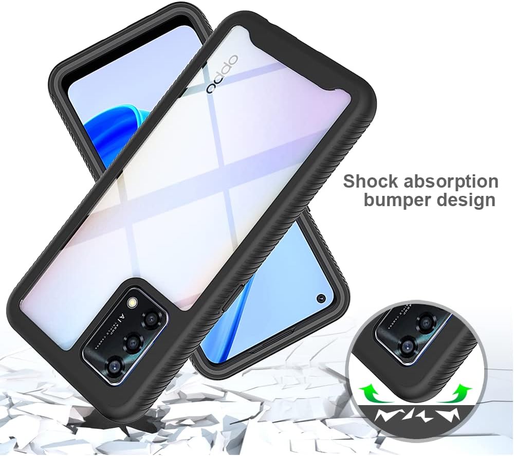 Funda protectora para Oppo Reno 6 Lite, anticaídas y absorbe los golpes para Oppo A95 4G  A74 4G CPH2219  Reno 6 Lite CPH2365 – Rojo