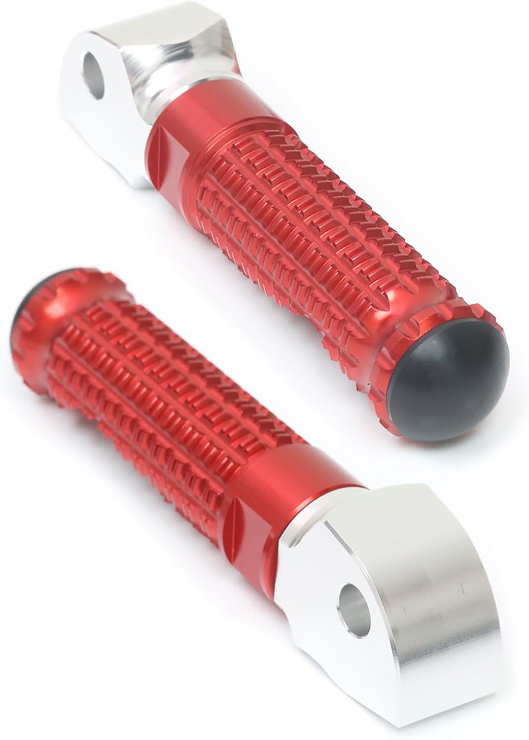 MCMOTOPARTS M-PRO – Estriberas traseras para pasajero, color rojo, compatible con Scrambler Classic 2015-2018 15 16 17 18