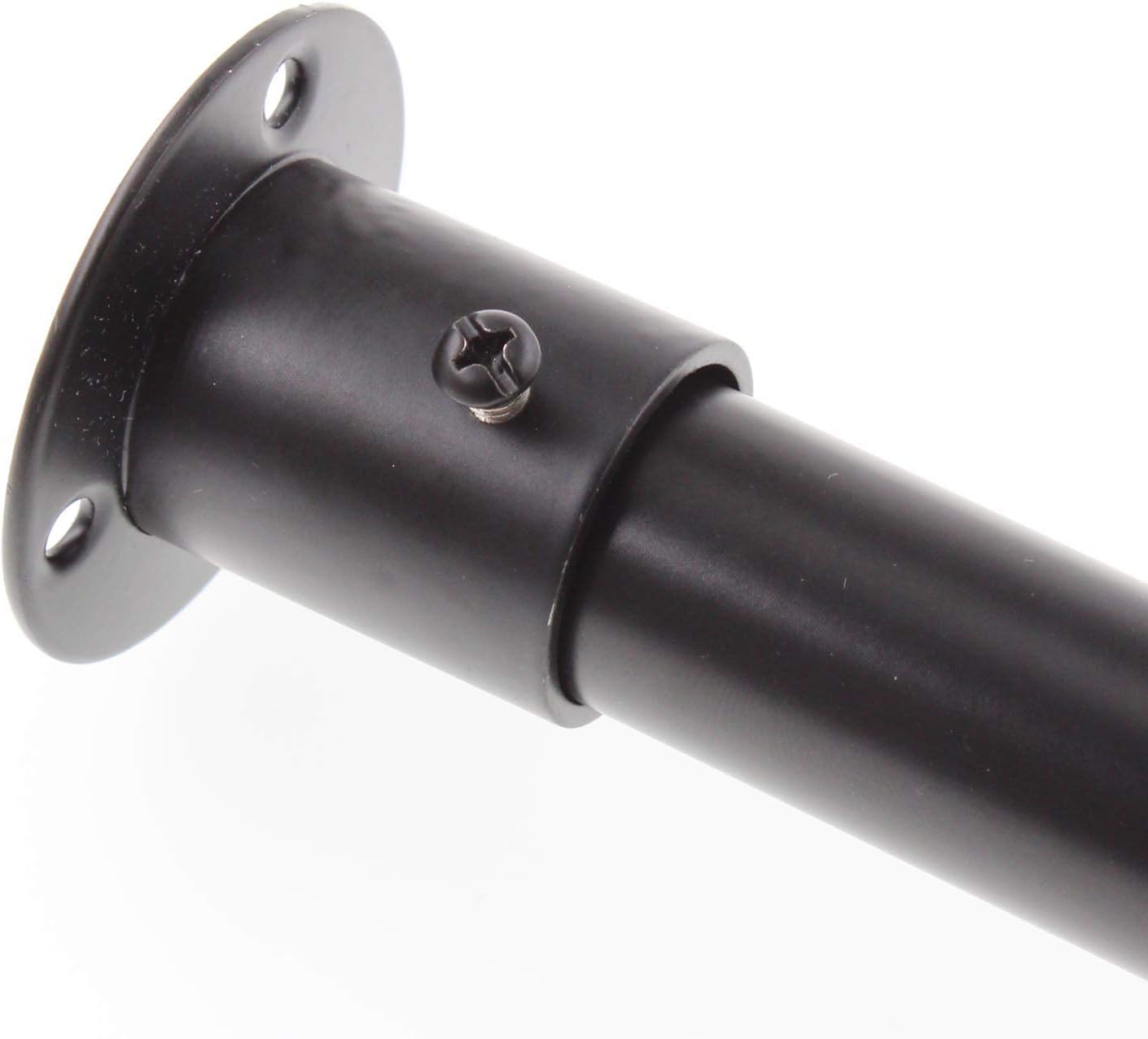 ULIFESTAR – Soporte para barra de cortina de ducha, soportes de barra de acero inoxidable resistente, brida, soporte de extremo de armario, fácil