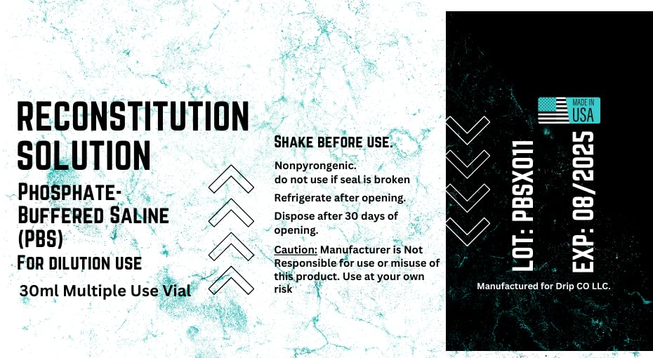 BACTERIOSTATIC Solución de reconstitución 1.0 fl oz en vial de vidrio, paquete de 2 puertos de inyección estéril