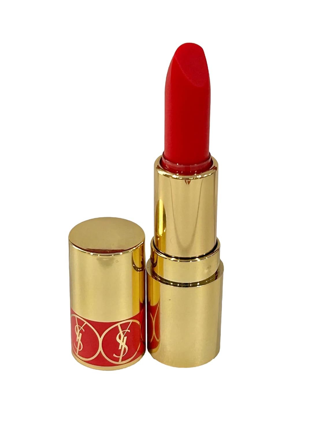 YVES SAINT LAURENT Rouge Volupte Shine Lip Balm # 45 Red RougeTuxedo MINIPEQUEÑOTAMAÑO DE MUESTRATALLA DE VIAJE