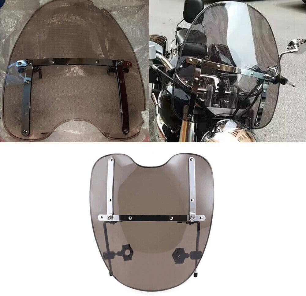 Parabrisas para parabrisas Kawasaki Vulcan VN 500 750 800 900 1500 1600 1700 – Amarillo brillante