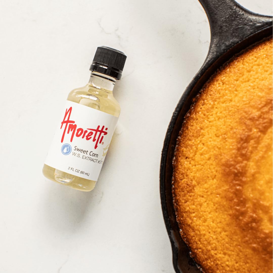 Amoretti – Extracto de maíz dulce soluble en agua, 2 libras – Altamente concentrado y perfecto para pasteles, salados, elaboración de cerveza y más,