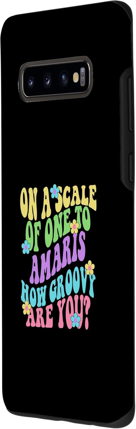 Galaxy S10+ AMARIS Cute Retro Girls Groovy AMARIS Personalized Name Case