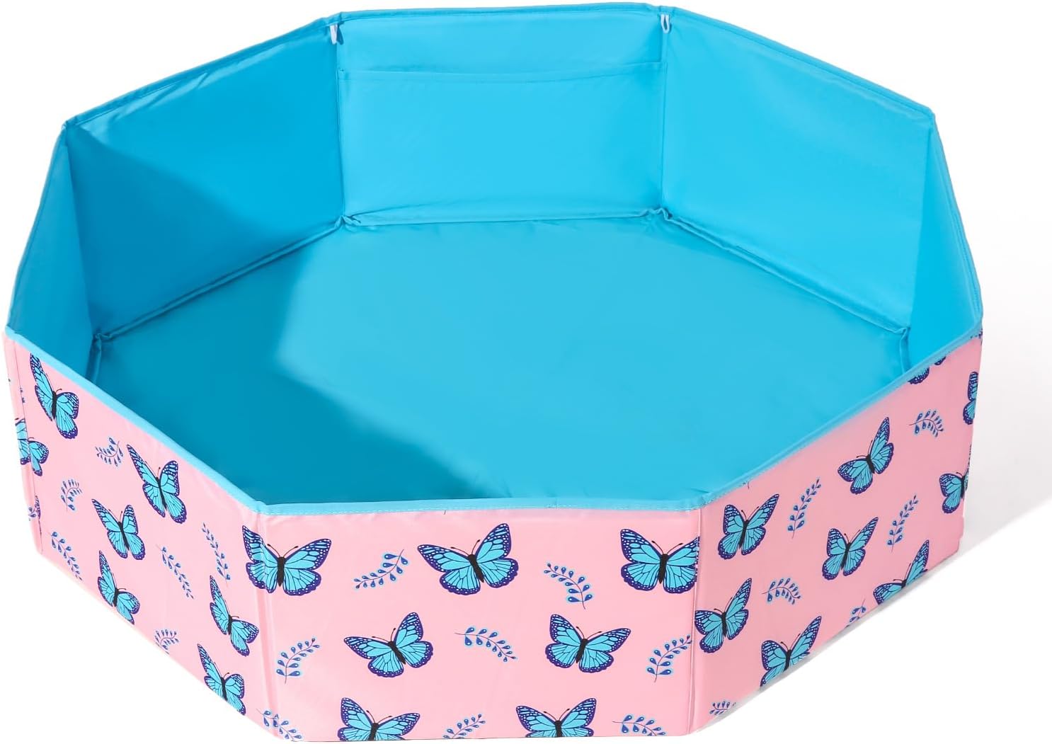 Piscina hexagonal para niños, perros y gatos  Piscina para bebés y piscina plegable para niños pequeños  Construcción robusta divertida área de