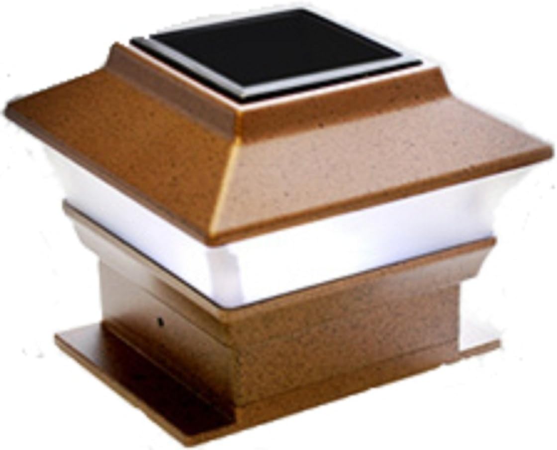 12unidades de plástico Cobre Post Cubierta Soporte de valla para postes de madera cuadrados (Madera o compuesto puestos debe ser de menos de 31316″