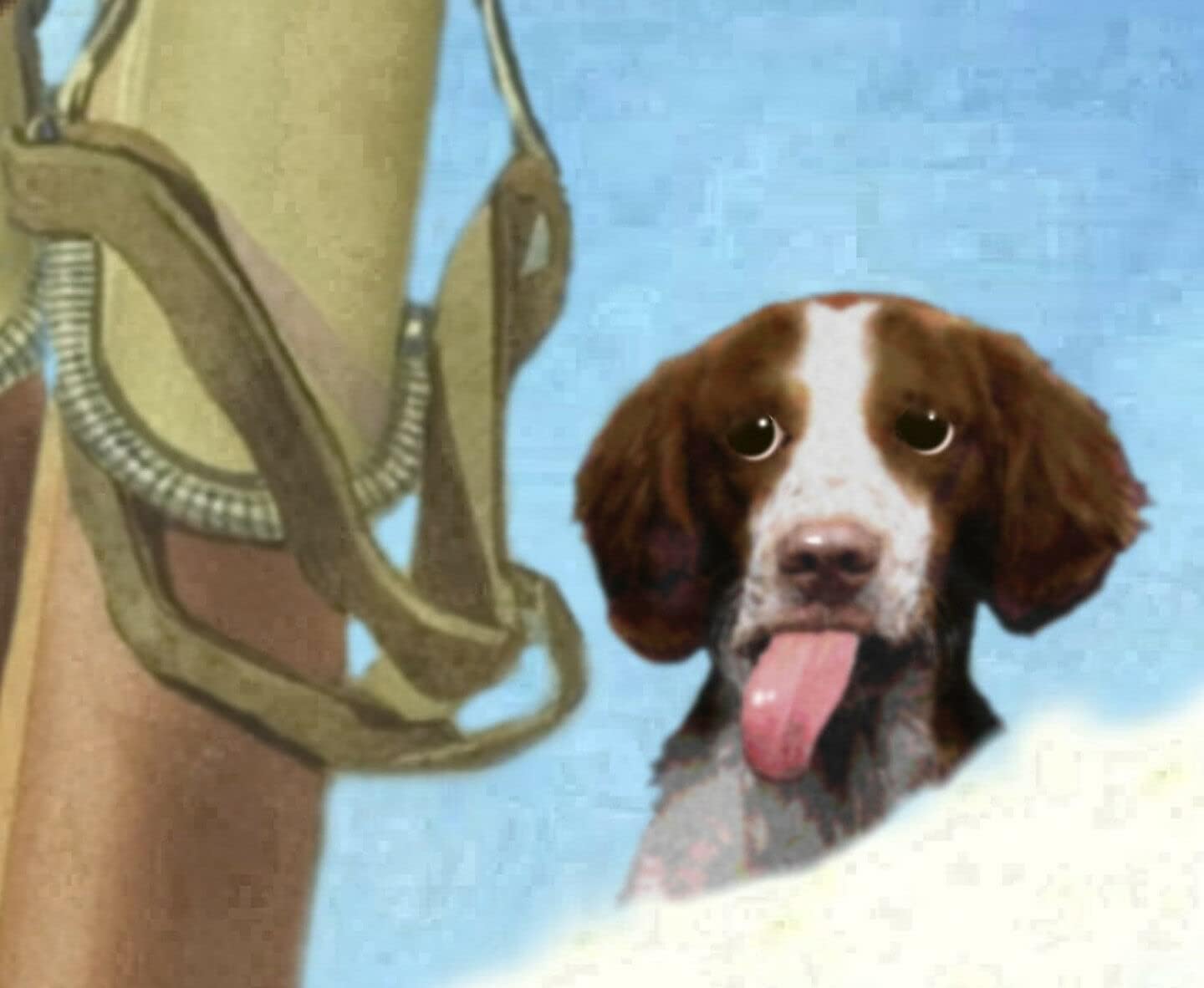 Steamboat Springs Colorado Snow Ski Poster Bretaña Spaniel Pin Up Art Print 328 (tamaño 24 x 36 pulgadas)