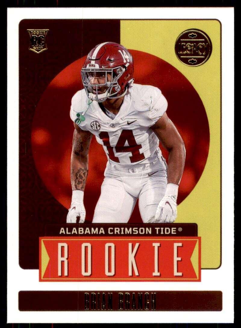 2023 Panini Legacy #187 Brian Branch RC Rookie Card Alabama Crimson Tide Official NFL Football Card in Raw (NM or Better) Condition