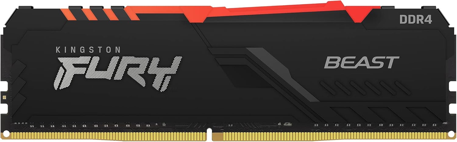 Kingston Fury Beast KF432C16BBA8 – Memoria de escritorio RGB 8 GB 3200 MHz DDR4 CL16