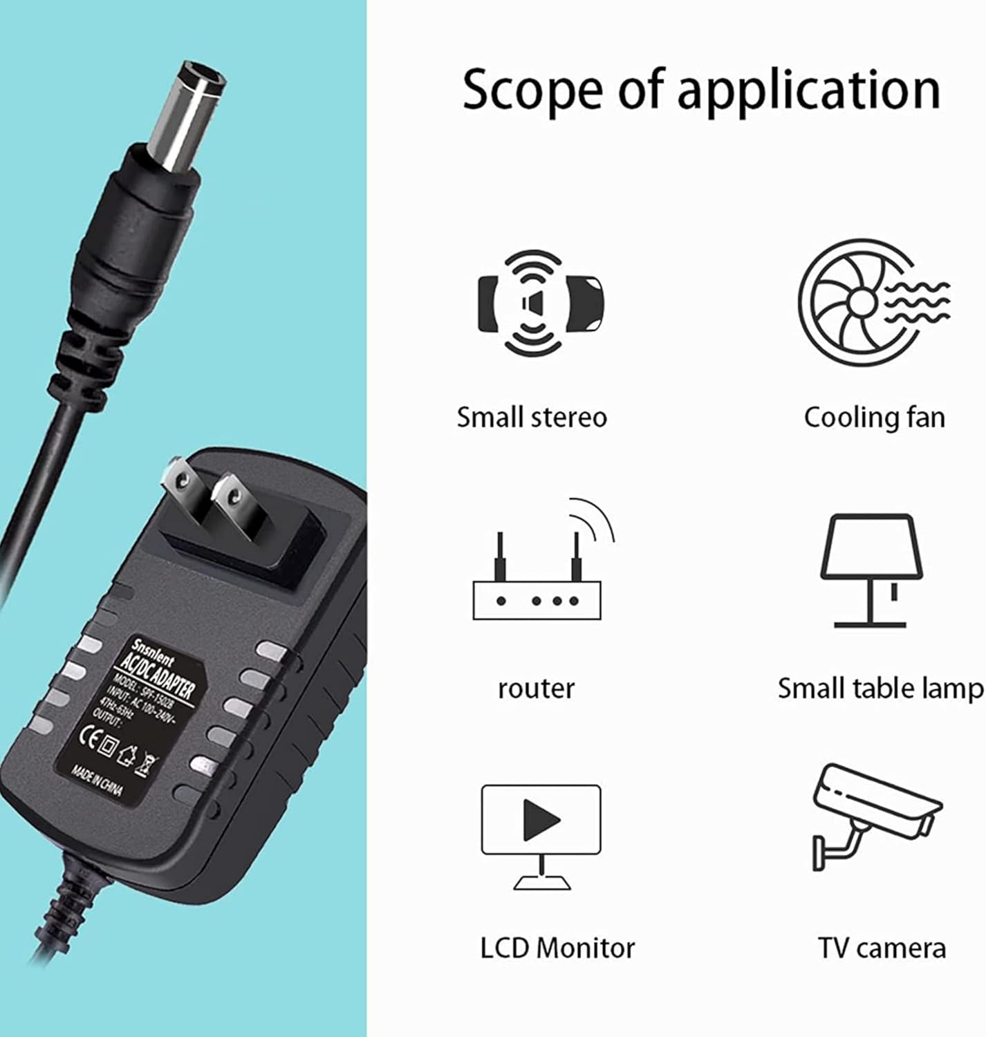 Dysead ACDC Adapter Compatible with Texas Instruments Model AC-9250 Power Supply Cord Cable PSU