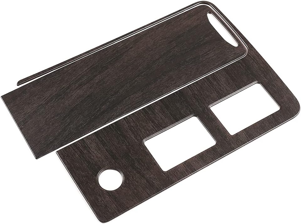 YIWANG LHD para Land Rover Discovery 5 2021-2022 ABS Panel de engranajes de control central del coche decorativo Marcos Cubiertas etiqueta engomada