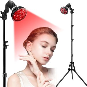 Lámpara de terapia de luz roja para uso corporal y facial, luz roja de 660 nm y combinación de luz infrarroja cercana de 850 nm, dispositivo de Lámpara de terapia de luz roja para uso corporal y facial, luz roja de 660 nm y combinación de luz infrarroja cercana de 850 nm, dispositivo de