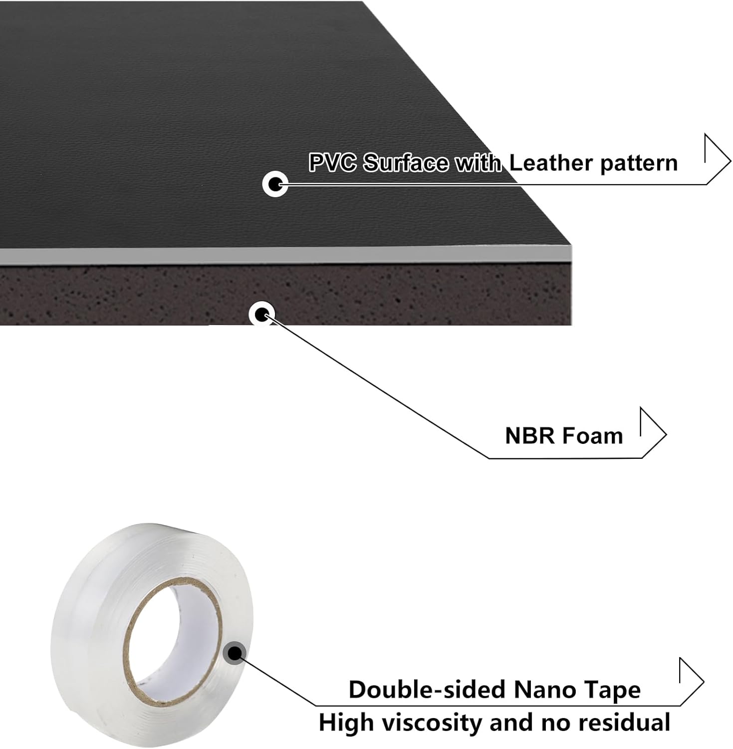 BJADE’S Panel de espuma con aislamiento lateral de aire acondicionado para ventana, paneles envolventes completos de una pieza, kit de sellado de