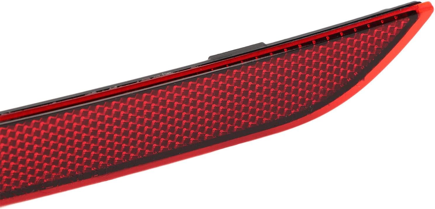 Reflector de parachoques trasero para Tesla Modelo Y 2020 a 2023, lente roja, luz reflectora trasera de automóvil, repuesto de luces de parachoques