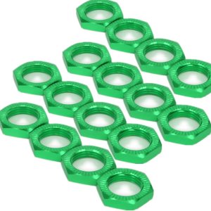 Rosca de tuerca de rueda de aluminio de 0.669 in de 0.039 pulgadas para 17 18 modelo RC ARRMA 6s HSP Redcat Himoto Monster Trucks Off Road Buggy Rosca de tuerca de rueda de aluminio de 0.669 in de 0.039 pulgadas para 17 18 modelo RC ARRMA 6s HSP Redcat Himoto Monster Trucks Off Road Buggy